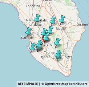 Mappa Via Firenze, 73042 Casarano LE, Italia (10.06467)