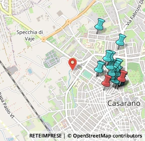 Mappa Via Firenze, 73042 Casarano LE, Italia (0.6015)