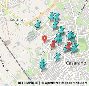 Mappa Via Firenze, 73042 Casarano LE, Italia (0.499)