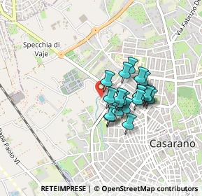 Mappa Via Firenze, 73042 Casarano LE, Italia (0.3245)