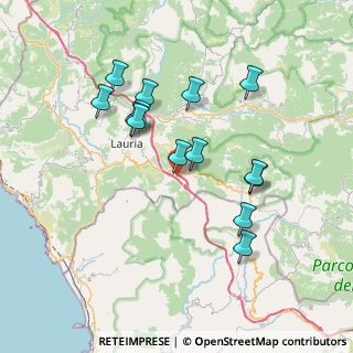 Mappa Loc. Galdo, 85044 Lauria PZ, Italia (7.45)