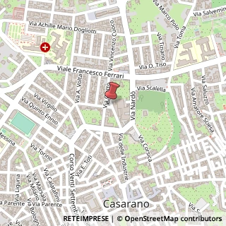 Mappa Via Michelangelo Buonarroti, 49, 73042 Casarano, Lecce (Puglia)