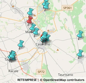 Mappa Via Nardò, 73042 Casarano LE, Italia (4.3205)