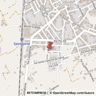 Mappa Via Sandro Pertini, 32/B, 73038 Spongano, Lecce (Puglia)