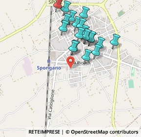 Mappa Via Gabriele D'Annunzio, 73038 Spongano LE, Italia (0.4915)