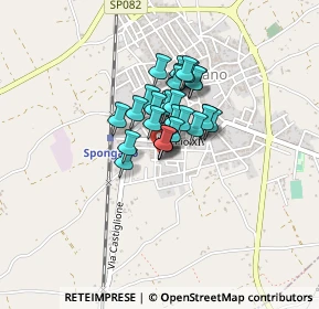 Mappa Via Gabriele D'Annunzio, 73038 Spongano LE, Italia (0.24286)