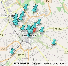 Mappa Via Brindisi, 73042 Casarano LE, Italia (1.8865)