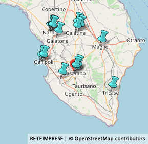 Mappa Via Montesanto, 73042 Casarano LE, Italia (14.72938)