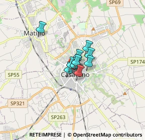 Mappa Via Montesanto, 73042 Casarano LE, Italia (0.71091)