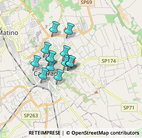 Mappa Via Provinciale Supersano, 73042 Casarano LE, Italia (1.31077)