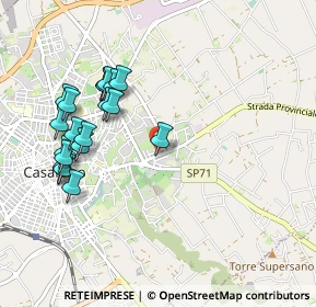 Mappa Via Provinciale Supersano, 73042 Casarano LE, Italia (1.114)