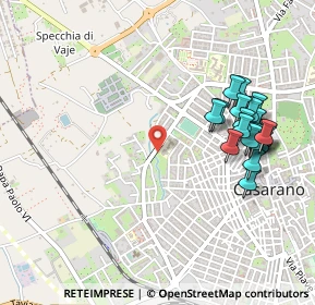 Mappa Via Luigi Memmi, 73042 Casarano LE, Italia (0.586)