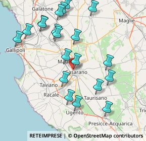 Mappa Via Luigi Memmi, 73042 Casarano LE, Italia (9.345)
