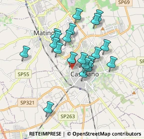 Mappa Via Luigi Memmi, 73042 Casarano LE, Italia (1.6785)