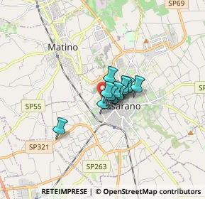 Mappa Via Luigi Memmi, 73042 Casarano LE, Italia (0.77917)