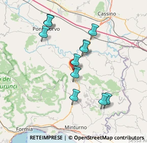 Mappa 03040 Castelnuovo parano FR, Italia (7.23636)