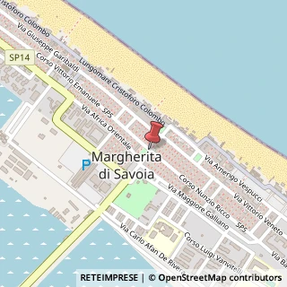 Mappa Piazza marconi 9, 71044 Margherita di Savoia, Barletta-Andria-Trani (Puglia)