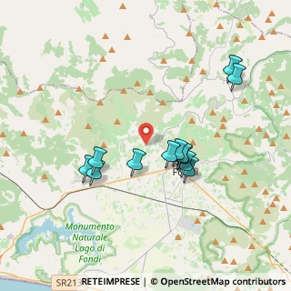 Mappa Via Madonna degli Angeli, 04022 Fondi LT, Italia (3.6525)