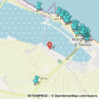 Mappa Via delle Saline contrada Torretta Zona Industriale, 76016 Margherita di Savoia BT, Italia (1.5495)