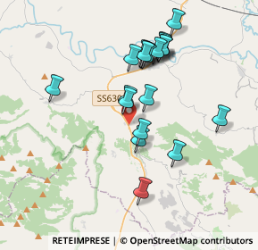 Mappa SR630 Km 22, 04020 Spigno Saturnia LT, Italia (3.618)