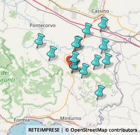 Mappa SR630 Km 22, 04020 Spigno Saturnia LT, Italia (5.72286)