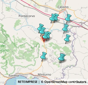 Mappa SR630 Km 22, 04020 Spigno Saturnia LT, Italia (6.51083)