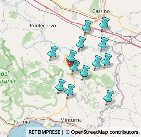 Mappa SR630 Km 22, 04020 Spigno Saturnia LT, Italia (6.40154)