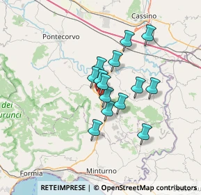 Mappa SR630 Km 22, 04020 Spigno Saturnia LT, Italia (5.14643)