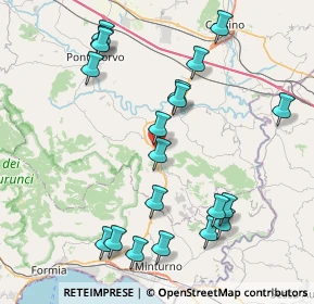 Mappa SR630 Km 22, 04020 Spigno Saturnia LT, Italia (9.583)