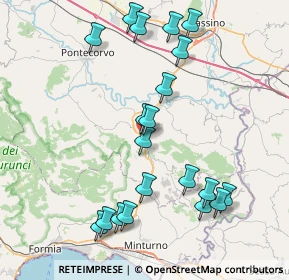 Mappa SR630 Km 22, 04020 Spigno Saturnia LT, Italia (9.2185)