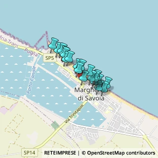Mappa Via Terlizzi, 76016 Margherita di Savoia BT, Italia (0.5415)