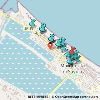 Mappa Via Salapia, 76016 Margherita di Savoia BT, Italia (0.392)