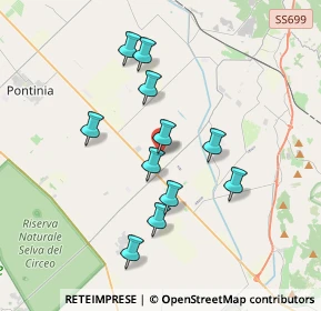 Mappa Strada del Frutteto, 04014 Pontinia LT, Italia (3.45455)