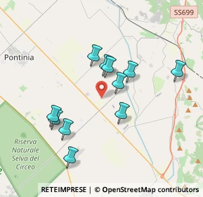 Mappa Strada del Frutteto, 04014 Pontinia LT, Italia (3.56)