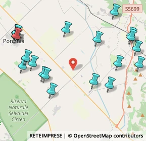 Mappa Strada del Frutteto, 04014 Pontinia LT, Italia (5.679)