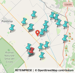 Mappa Strada del Frutteto, 04014 Pontinia LT, Italia (3.951)