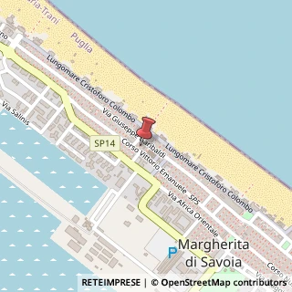 Mappa Via Garibaldi, 1, 76016 Margherita di Savoia, Barletta-Andria-Trani (Puglia)