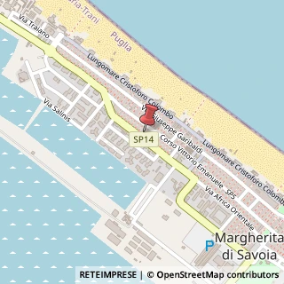 Mappa Via Cavaliere, 15, 76016 Margherita di Savoia, Barletta-Andria-Trani (Puglia)