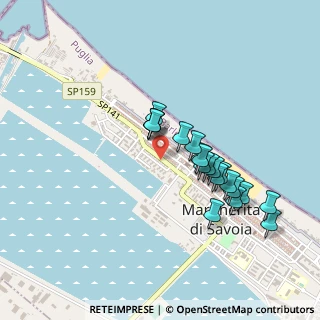 Mappa Via Cavaliere, 76016 Margherita di Savoia BT, Italia (0.4245)