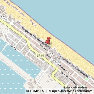 Mappa Lungomare Cristoforo Colombo, 70, 76016 Margherita di Savoia, Barletta-Andria-Trani (Puglia)