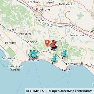 Mappa Via Valle Vigna, 04022 Fondi LT, Italia (9.27636)