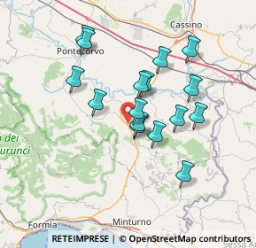 Mappa Via Vallommari, 03040 Castelnuovo parano FR, Italia (6.44875)