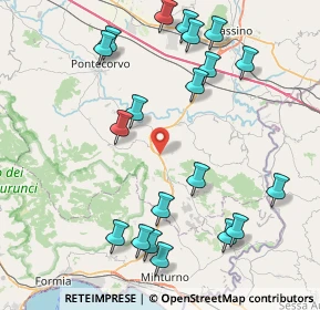 Mappa Via Vallommari, 03040 Castelnuovo parano FR, Italia (10.0465)