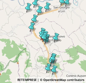 Mappa Via Vallommari, 03040 Castelnuovo parano FR, Italia (1.9605)