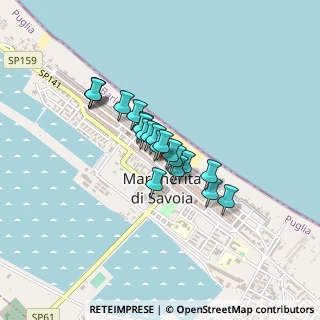 Mappa Via Amato, 76016 Margherita di Savoia BT, Italia (0.288)