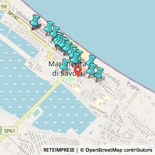 Mappa Via Ronzino, 76016 Margherita di Savoia BT, Italia (0.4685)