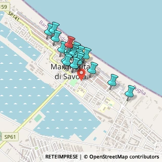 Mappa Via Antonio Labriola, 76016 Margherita di Savoia BT, Italia (0.3705)