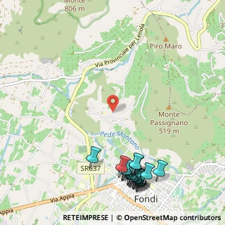 Mappa Via Sagliutola, 04022 Fondi LT, Italia (1.532)