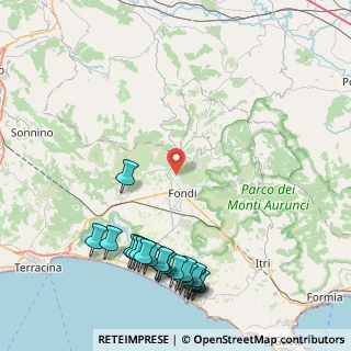 Mappa Via Sagliutola, 04022 Fondi LT, Italia (11.6365)