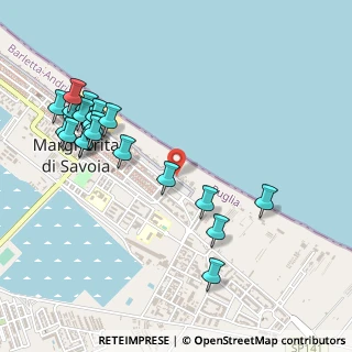 Mappa Via Amerigo Vespucci, 76016 Margherita di Savoia BT, Italia (0.6195)